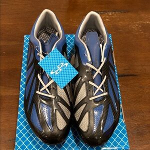 Men's Blue and Black Athletic Shoes